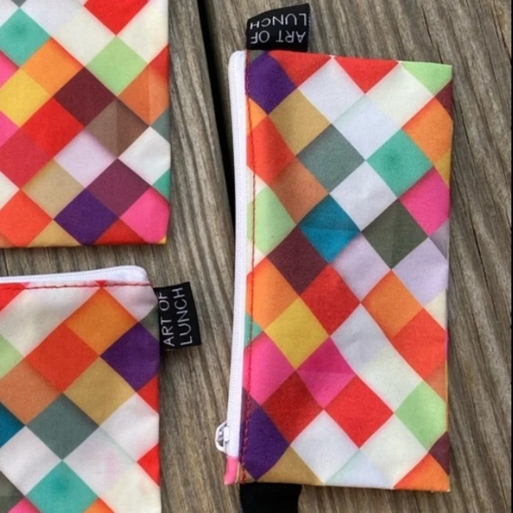 Art Of Lunch 3 Reusable Zip Top Bags